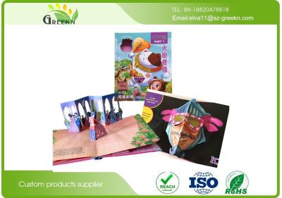 China CMYK + Pantone Full Color Snappy Pop Up Books with Offset Printing UV Coating for sale