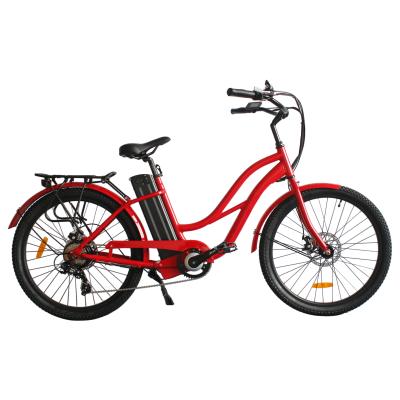 China TOP New Model Aluminum Alloy E-Cycle Mountain Electric Bicycle for sale