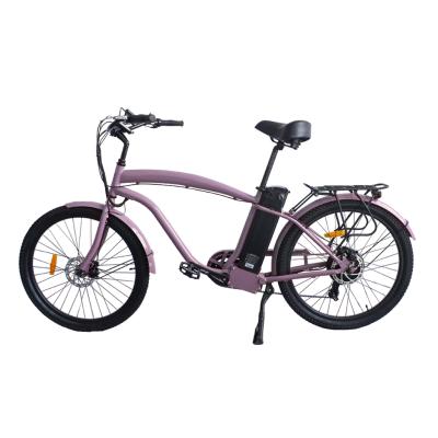 China Aluminum alloy factory direct big 36v beach cruiser ebike tour ebike popular for sale