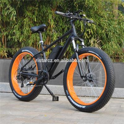 China Fat Tire Aluminum Alloy 26inch 48V 500W Motive Mountain Electric Bike RSEB-508 Electric Bicycle for sale