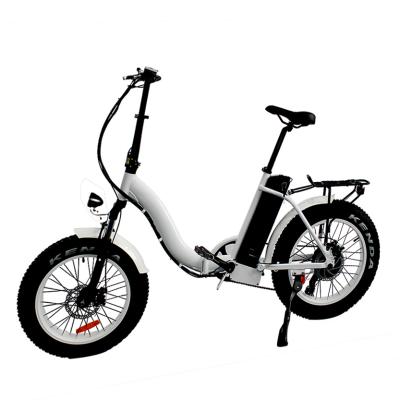 China New Model Aluminum Alloy Porcelain Small Folding Electric Bicycle for sale