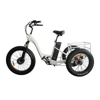 China Aluminum Alloy Ristar Cycle 48V 500W Electric Tricycle Etrike 24inch Front Bafang Hub Motor 2022 High Speed ​​20 Inch Electric Tricycle RSD-708 for sale