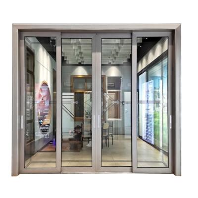 China Traditional Sliding Glass Door Price Security Homes Entrance Doors for sale