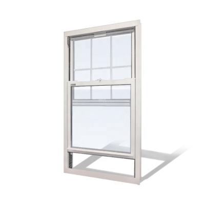 China Folding American Custom Low E Vinyl Double-Hung White Double Hung Windows for sale