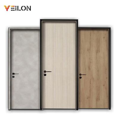 China Modern American Standard Eco-Friendly Wooden Door Aluminum Frame for sale