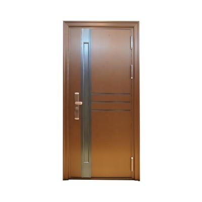 China Exterior Front Entrance Modern Stainless Steel Entry Doors for sale