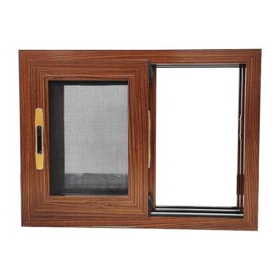 China Good Factory Price Magnetic Return Screen Aluminum Sliding Window For Building for sale