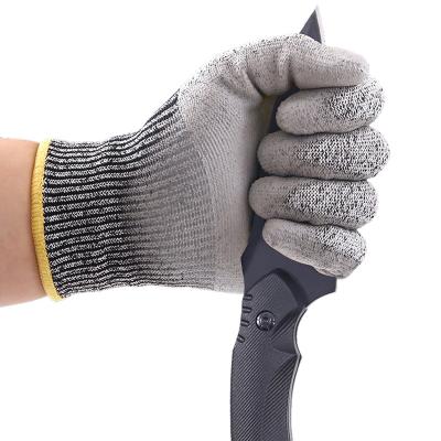 China Flexible HPPE KNITTING GLOVES YERN WITH PU COATING for sale