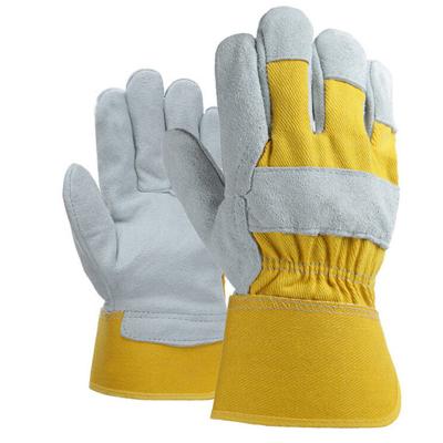 China Anti-Slip Welding Gloves Leather Liner Insurance Work Gloves Heat Insulation Thick Wear-resistant Anti-scalding Welding Gloves for sale