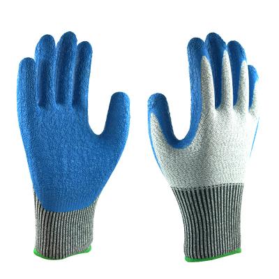 China Flexible HPPE LEVEL 5 Cut Proof Safety Gloves For Construction for sale