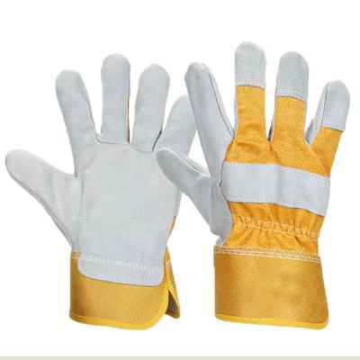 China 10.5 inch flexible leather gloves for welding for sale