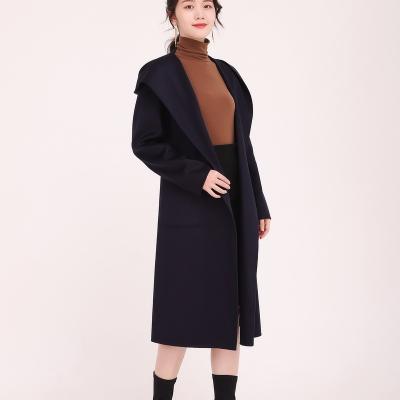 China 2021 Customized Anti-Wrinkle Wool Ladies De Mujer Woolen Overcoat Female Plus Size And Long Jacket Winter Trench Coat For Women for sale