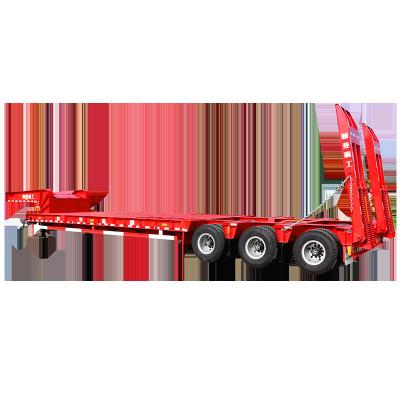 China Truck Trailer Competitive Price Professional High Quality Ramp Semi Lowbed Trailer for sale