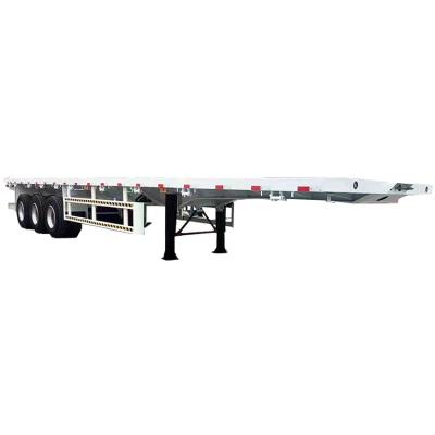 China Truck Trailer Low Price Professional High Quality Semi Dump Car Flatbed Trailer For Sale for sale