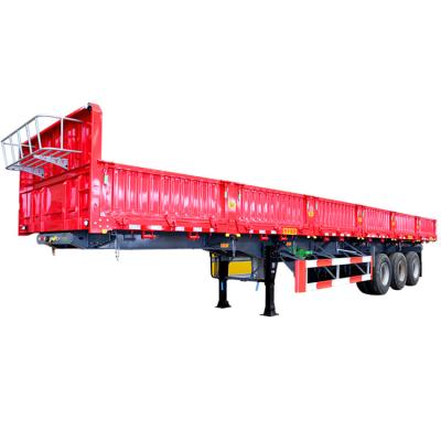 China Truck Trailer Factory Price Professional Manufacturer Tipping Truck Side Dump Trailer for sale