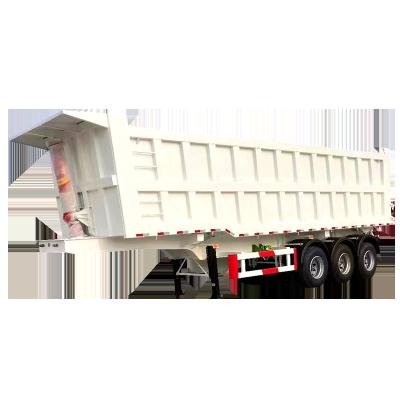 China Truck Trailer First Class Professional High Quality Load Semi Farm Rear Dump Trailer for sale