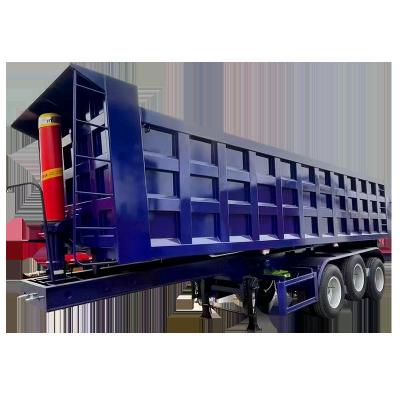 China Truck Trailer Good Quality Multifunctional Hydraulic 3 Axles Truck Semi Rear Dump Trailer for sale