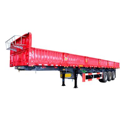 China Truck Trailer Hot Sale High Standard Eco-Friendly 5 Axle Semi Flatbed Side Dump Trailer for sale