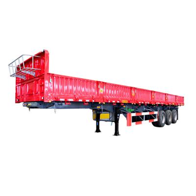 China Truck Trailer Manufacturer Wholesale Finely Processed Utility Tipping Side Dump Trailer For Truck for sale