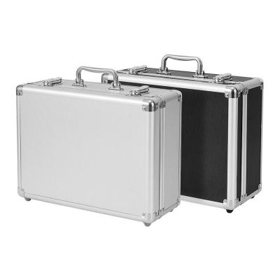 China Large capacity and high quality portable 1736 toolbox hardware instrument aluminum alloy storage box for sale