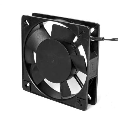 China Hotels complete sell high quality black low noise large plastic ball bearing AC11025 axial fan for sale