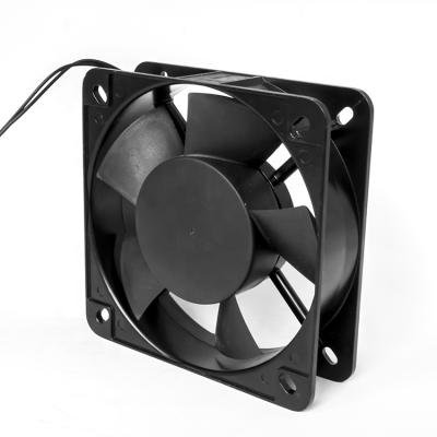 China Hotels wholesale black high cfm ball bearing axial fan 13538 powerful air cooling plastic fan for sale