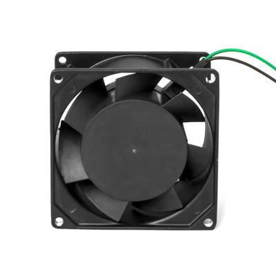 China Hotels factory price ball bearing 9238AC plastic brushless high speed black axial fan for sale