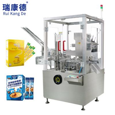 China Food Coffee Stick Cartoner Packaging Bags Cardboard Coffee Capsule Cartoning Box Counting Packing Machine for sale