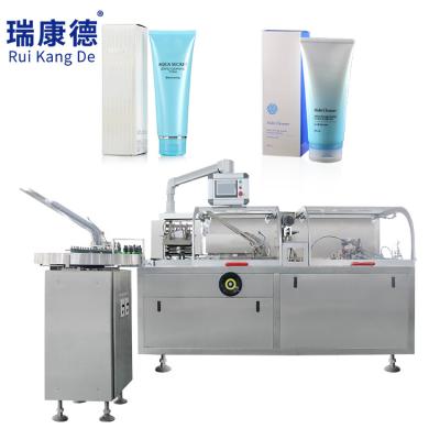 China 125 Food Carton / Min Automatic Carton Tube Packing Soft Tube Cartoning Packaging Machine for sale