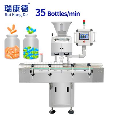 China Tablet Capsule Pill Counting Automatic Electronic 8 Lane Pill Softgel Capsule Counter Small Tablet Bottle Counting And Filling Machine For Pharmacy for sale