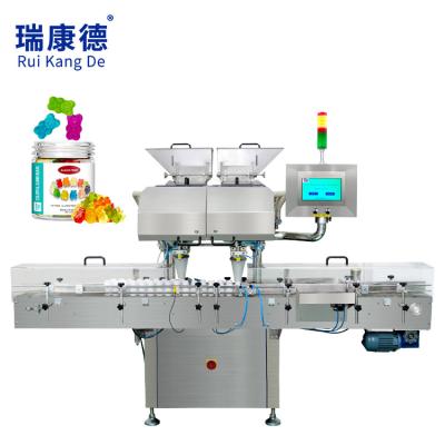 China Tablet Capsule Pill Counting Full Automatic Gummy Bear Soft Candy Counter Bottling Electronic Counting And Filling Machine for sale