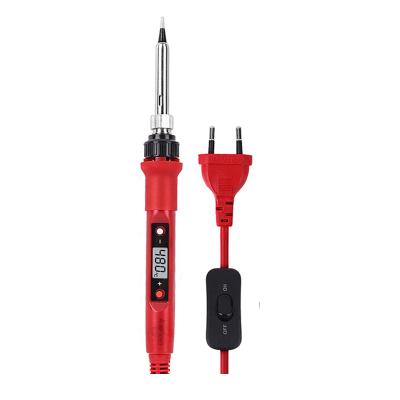 China Pencil Grip A-BF 220V/110V Soldering Iron Kit Digital Display Electric Welding Iron Tool Rework Adjustable Temperature Soldering Tips Repair for sale