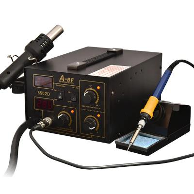 China Welding of metal fittings A-BF 60W Soldering station anti-static 2 in 1 double digital display hot air gun desoldering station for sale