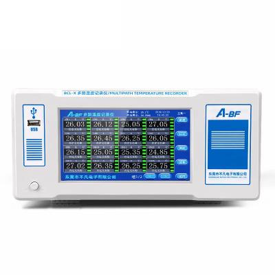 China Standing Station A-BF Multi-channel Temperature Recorder 5 inch 7 inch Full screen Touch Industrial 8 Way 16 Way 32 Way Temperature data logger for sale