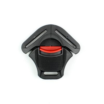 China Plastic + Metal Baby Carriage Safety Seat Belt Clip Buckle for sale