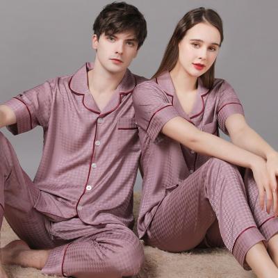 China New Product Design QUICK DRY Series High Quality Couples Pajama Sets for sale