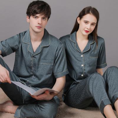 China High quality QUICK DRY pairs pajamas with fashionable cuffs are soft and comfortable for sale