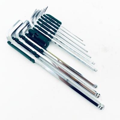 China Good Quality Carbon Steel Ball Head Allen Wrench Internal Hexagonal Wrench for sale