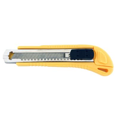 China Slide Open 18MM Cutter Knife Utility Hand Tool For Home Or Office for sale