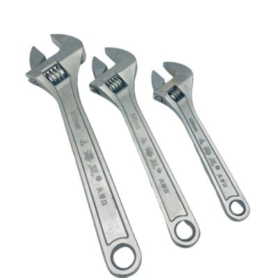 China Adjustable Wrench High Quality Carbon Steel Carbon Steel Metal Wrench for sale