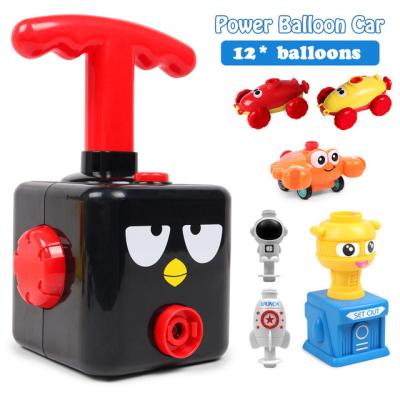 China No Battery Needed Preschool Educational Science Toys Fun Balloon Car Toy with Hand Held Balloon Pump for sale