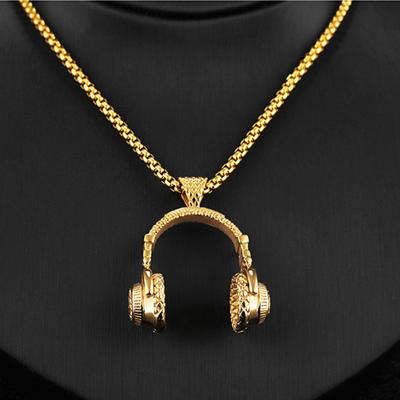 China FASHIONABLE Personalized Jewelry Lovely Gift Earphone Pendant Necklace for sale