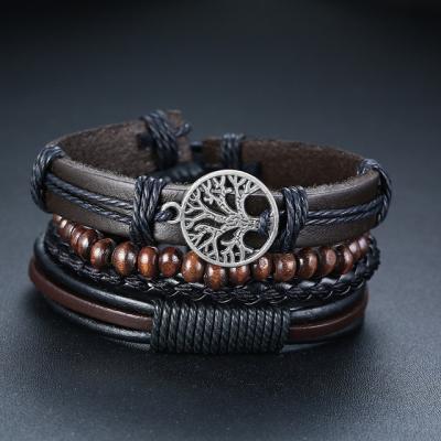 China Casual/Sporty Tree Of Life Cuff Bracelets Boho Magnetic Multi Bracelet For Women Girl Mom for sale