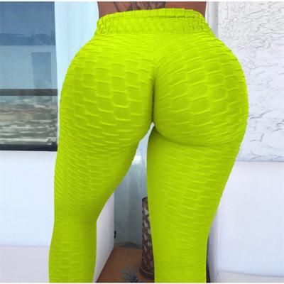 China Breathable women high waist ruched crack! crack! butt lift up yoga pants for sports gym and everyday occasions for sale