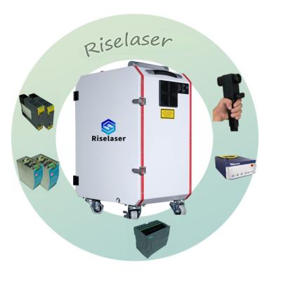 China Luftkühlungs-Laser-Reinigungs-Rost-Maschine 200 W 100 W MOPA gepulster Faserlaser zu verkaufen