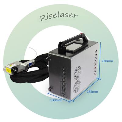 Chine Dissolvant de rouille portatif de laser de la machine 50w 100w de nettoyage du laser 8KG pour le métal à vendre