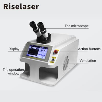 China Soldadora de laser del punto de QCW con el laser de la fibra para la soldadura de la joyería en venta