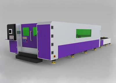 China Doppelter Tabelle Cnc-Laser-Trennschneider, automatische Laser-Platten-Schneidemaschine zu verkaufen