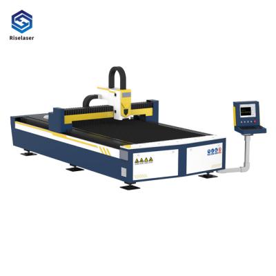 China Einzelne Plattform Cnc-Faser-Laser-Schneidemaschine, Blechtafel-Schneider 1000W 1500W 2000W zu verkaufen