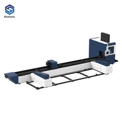 China Laser-Rohr-Schneidemaschine-hohe Präzision der Faser-800W mit örtlich festgelegter Funktions-Tabelle zu verkaufen